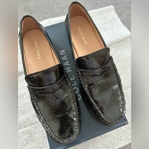 🌸Cole Haan Glossy Black Women’s Slip-On Loafers🪷💕